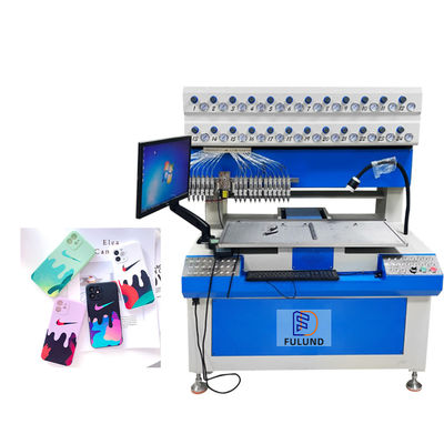 Fully Automatic pvc silicone  metal badge automatic enamel dispensing machine