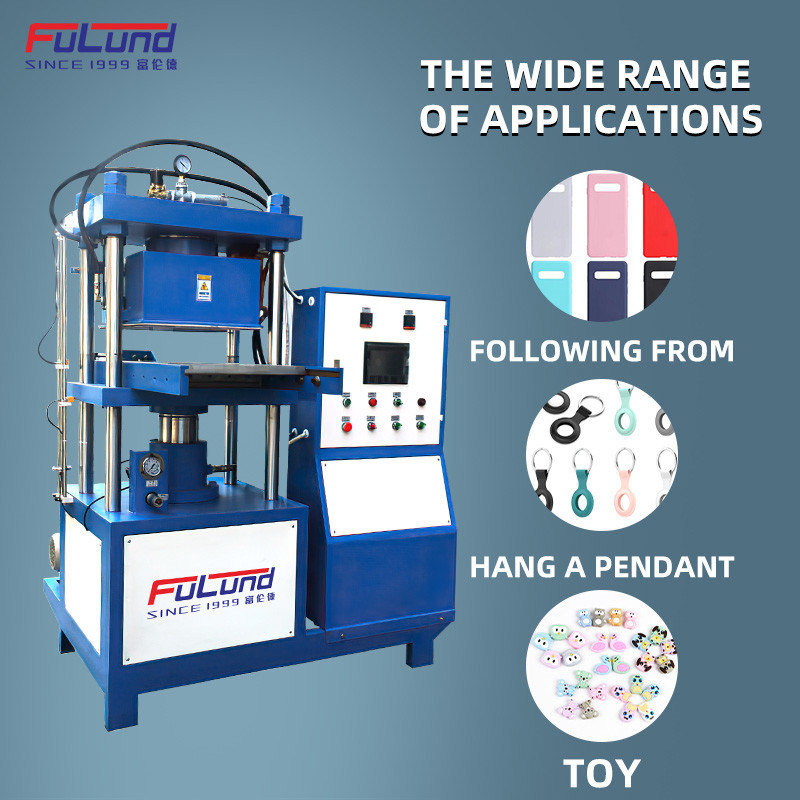 FuLund silicone wristband and Silicone Bracelet flat vulcanizing machine for make watchband